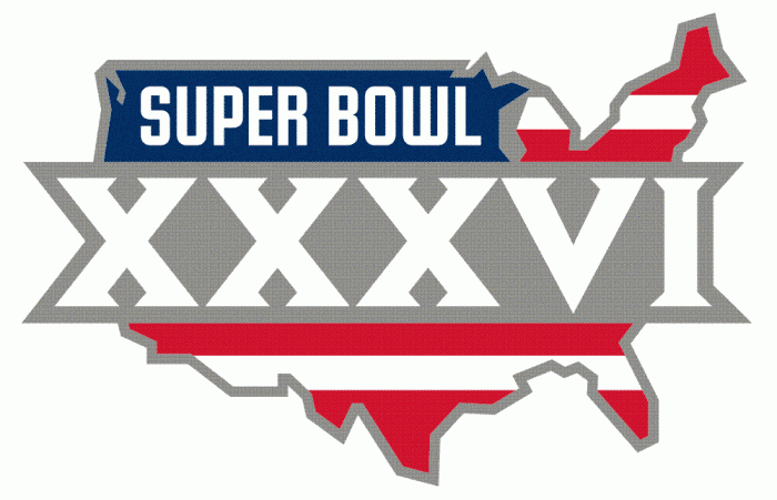 Super Bowl XXXVI Alternate Logo iron on transfers for clothing